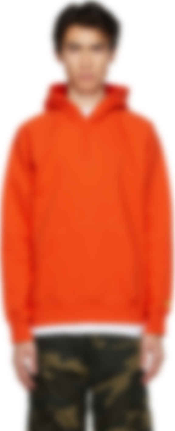 orange carhartt hoodie
