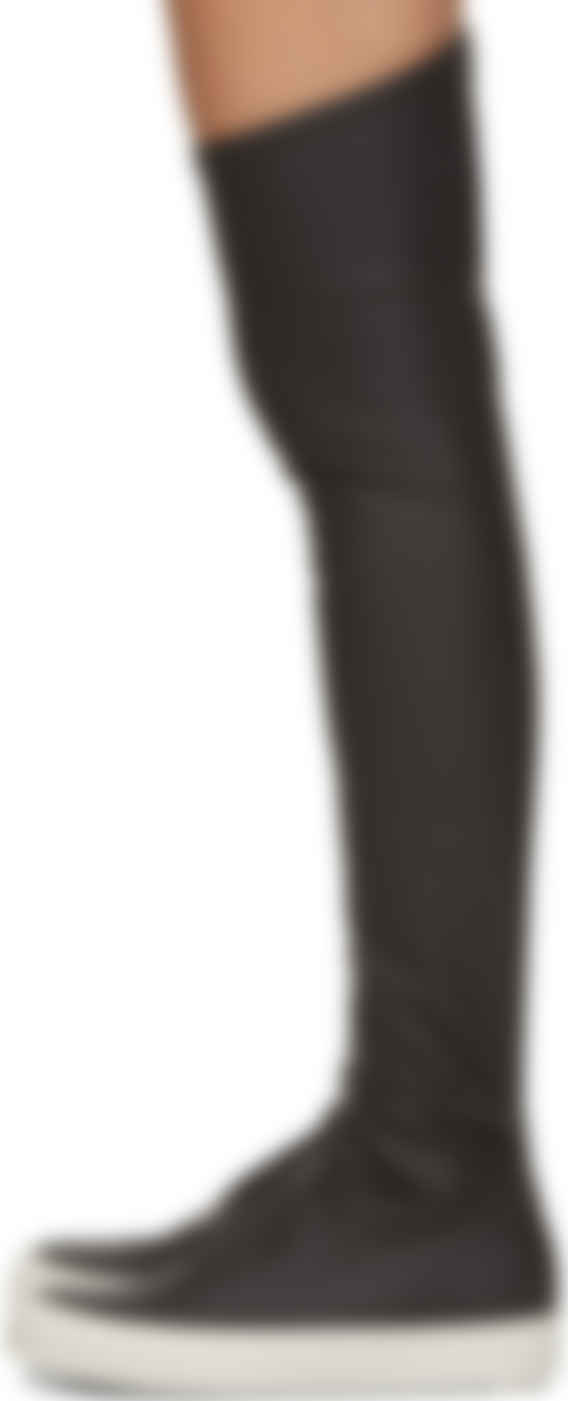rick owens over the knee sneakers