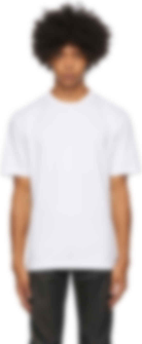 white muscle fit t shirt