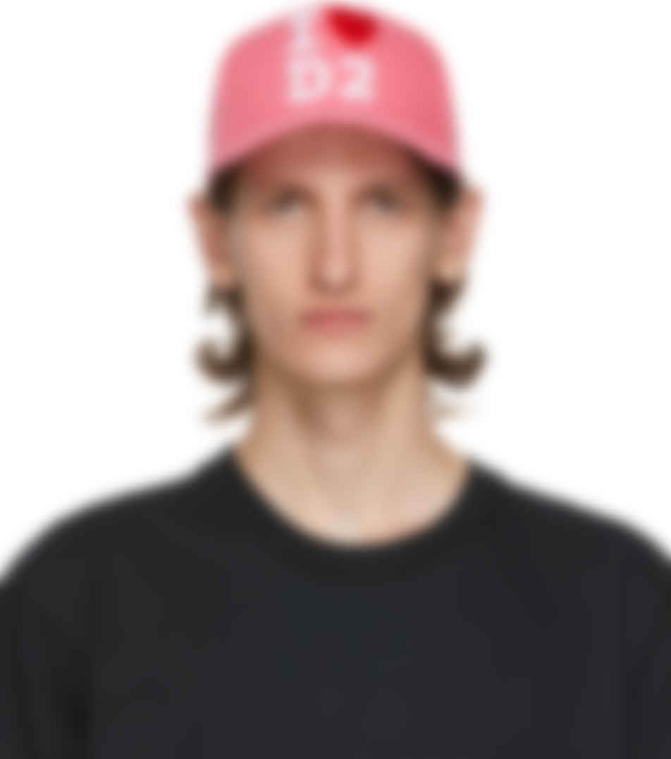 Pink 'I Heart D2' Baseball Cap 