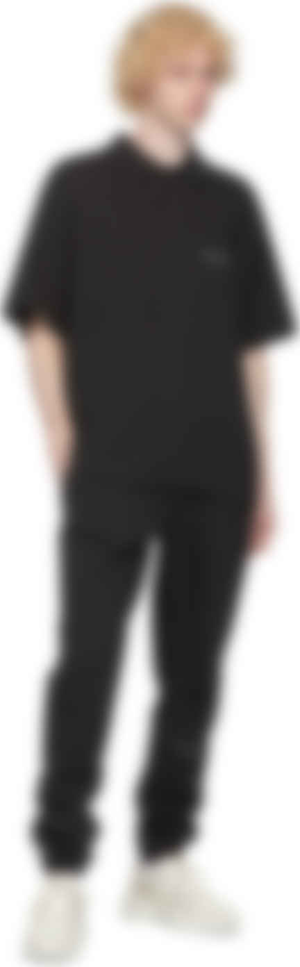 essentials black distance sneakers