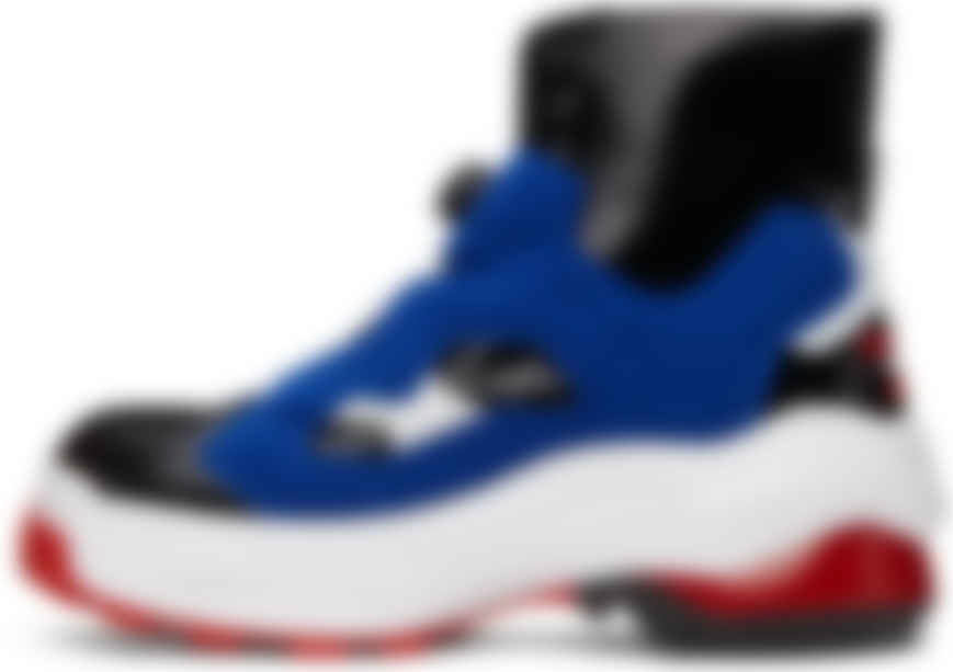 Maison Margiela Black Blue Reebok Edition Tabi Instapump Fury Lo Sneakers Ssense