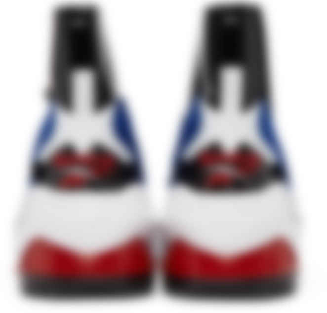 Maison Margiela Black Blue Reebok Edition Tabi Instapump Fury Lo Sneakers Ssense