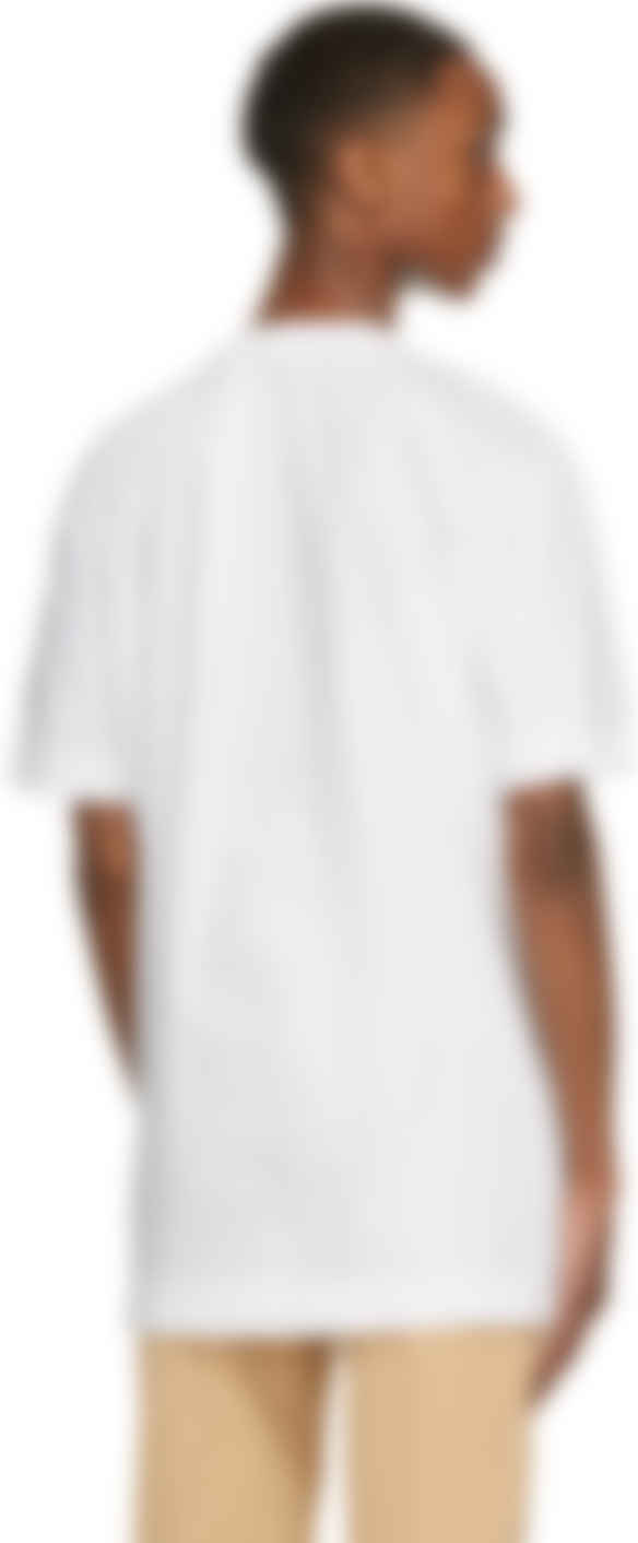 6 Moncler 1017 ALYX 9SM コレクション ホワイト ロゴ T シャツ