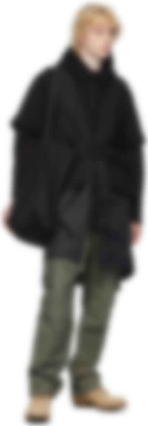 Black Cotton Carry All Tote By Engineered Garments On Sale