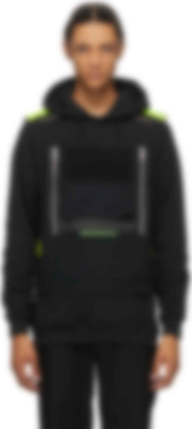 black vest with hoodie