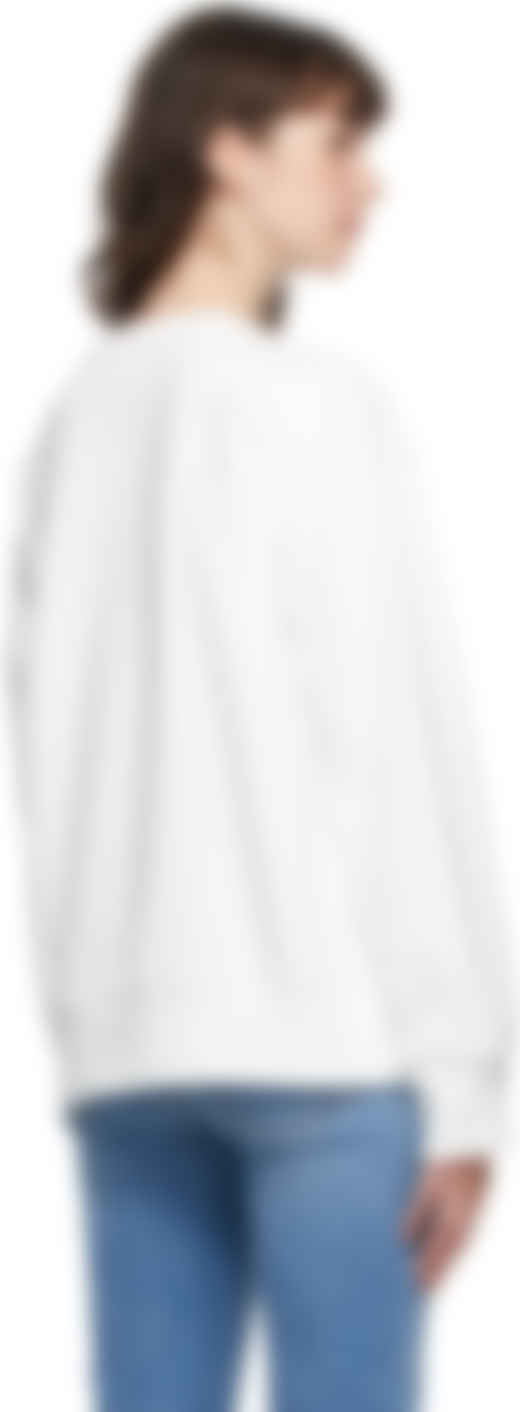 embroidered logo sweatshirt