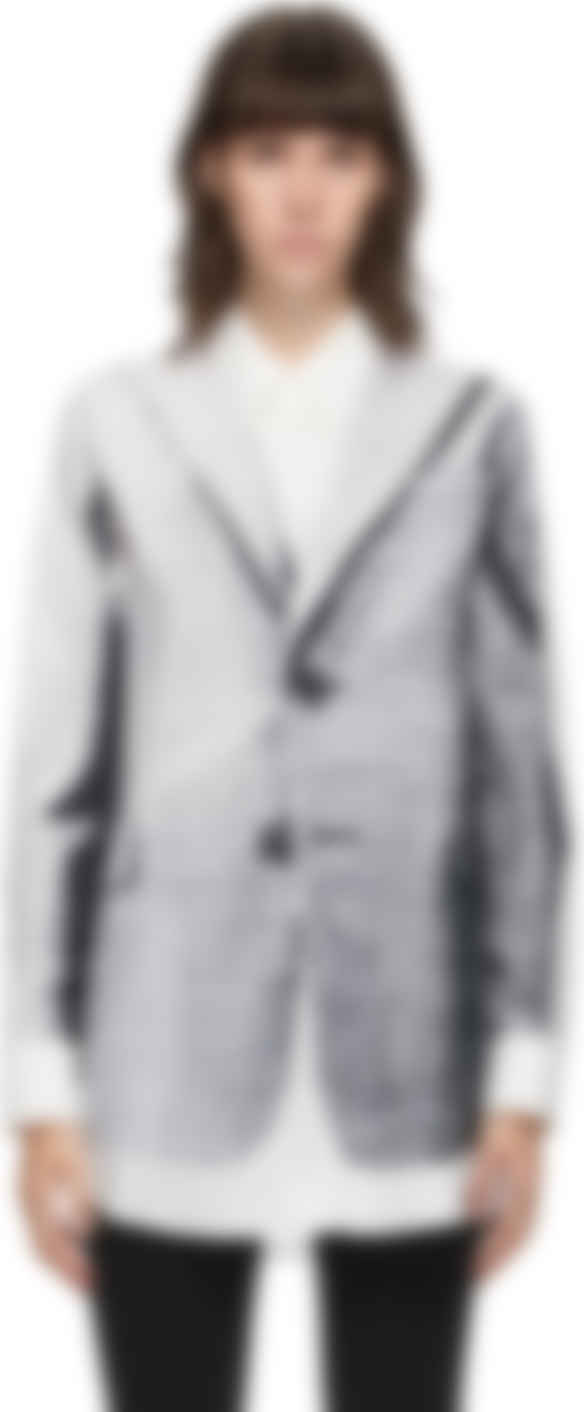 white oversized jacket