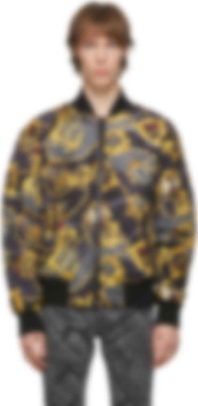 baroque bomber jacket