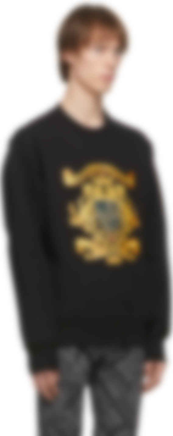 versace jeans couture black sweatshirt
