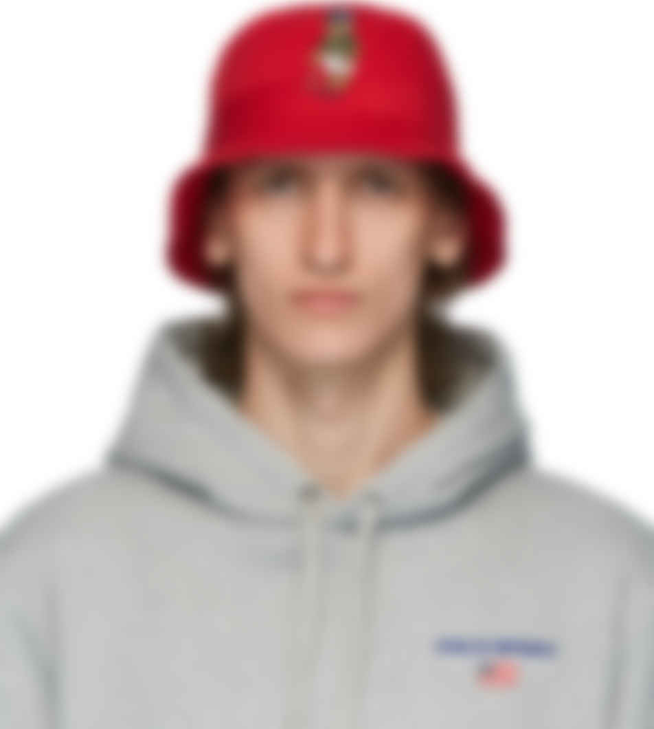 polo bear hat red