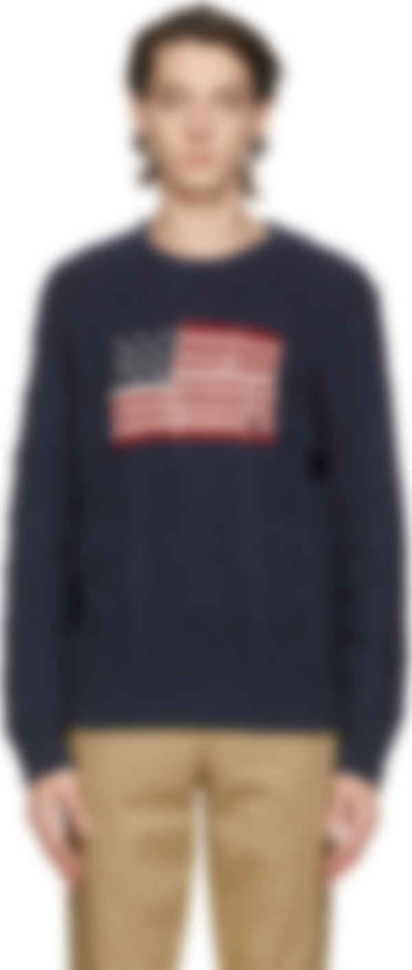 ralph lauren navy sweater