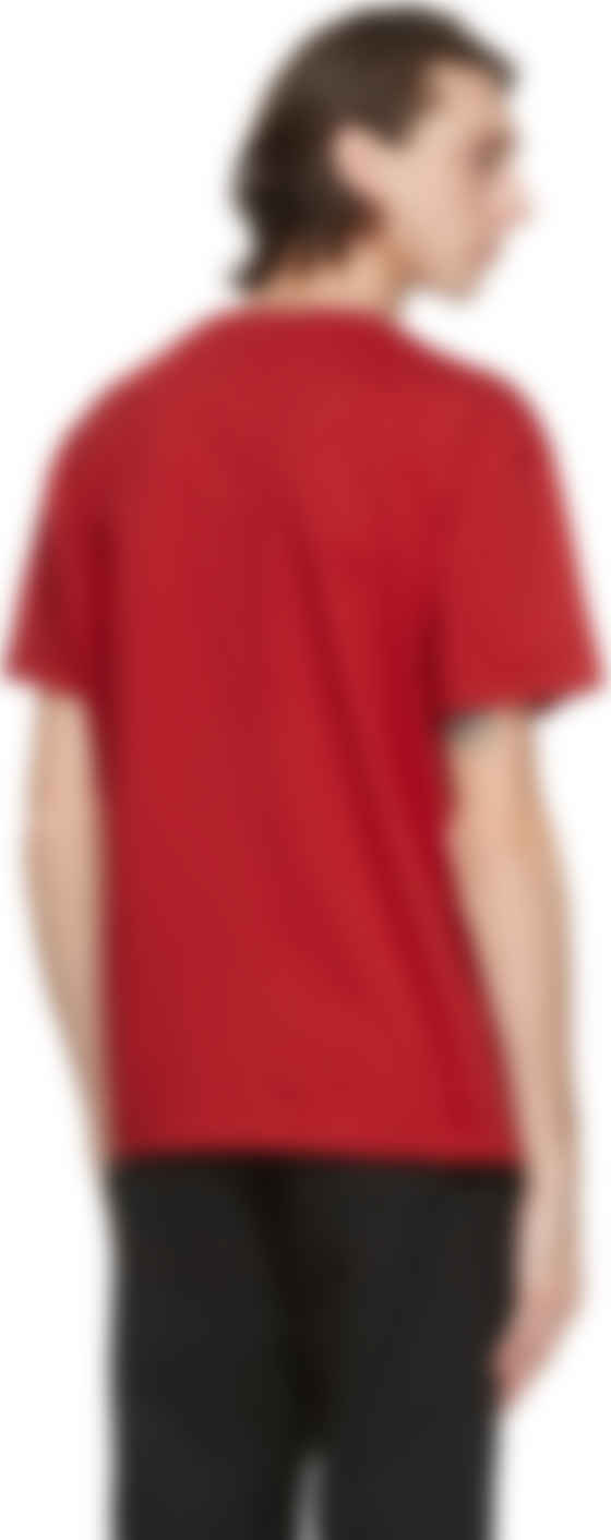 red polo bear shirt