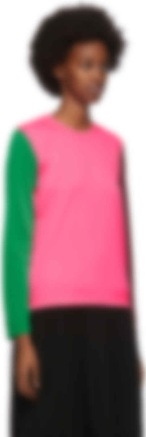 pink comme des garcons t shirt