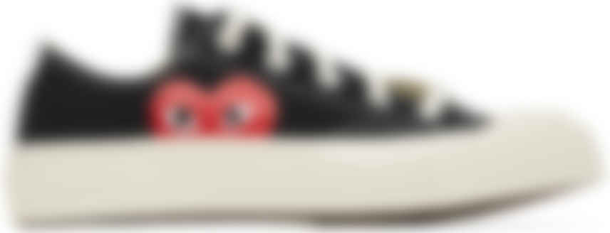 comme des garcons black converse
