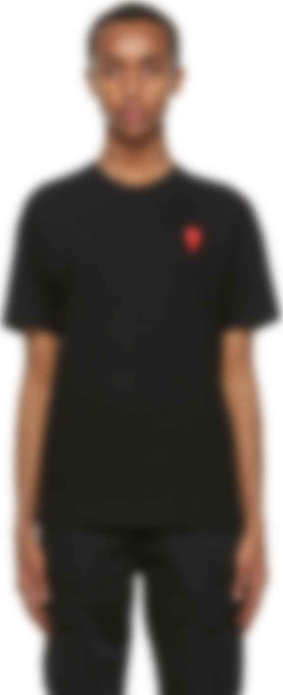 comme de garcon black t shirt