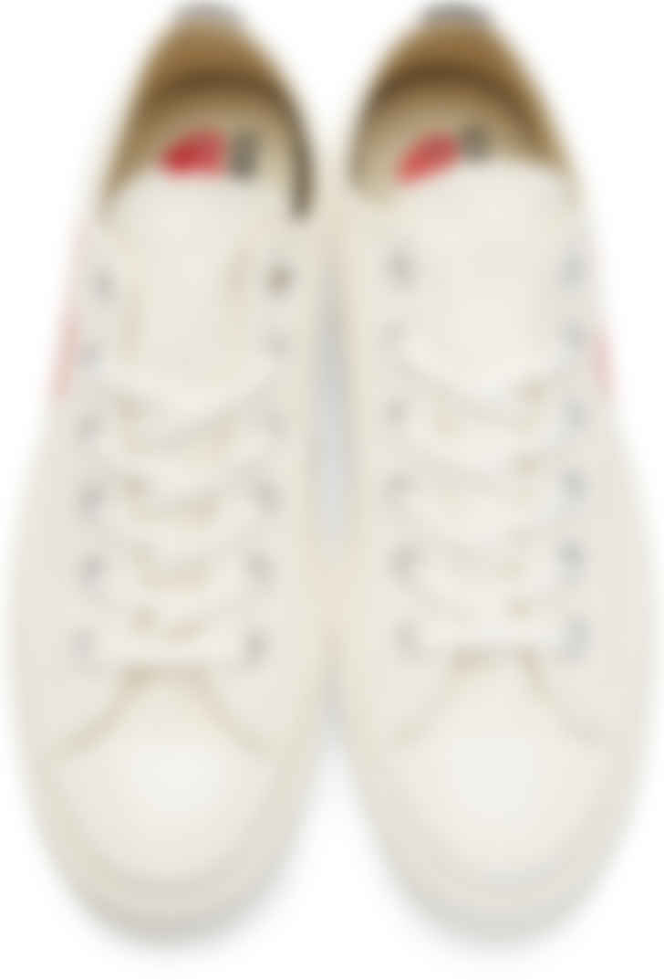 off white converse with heart