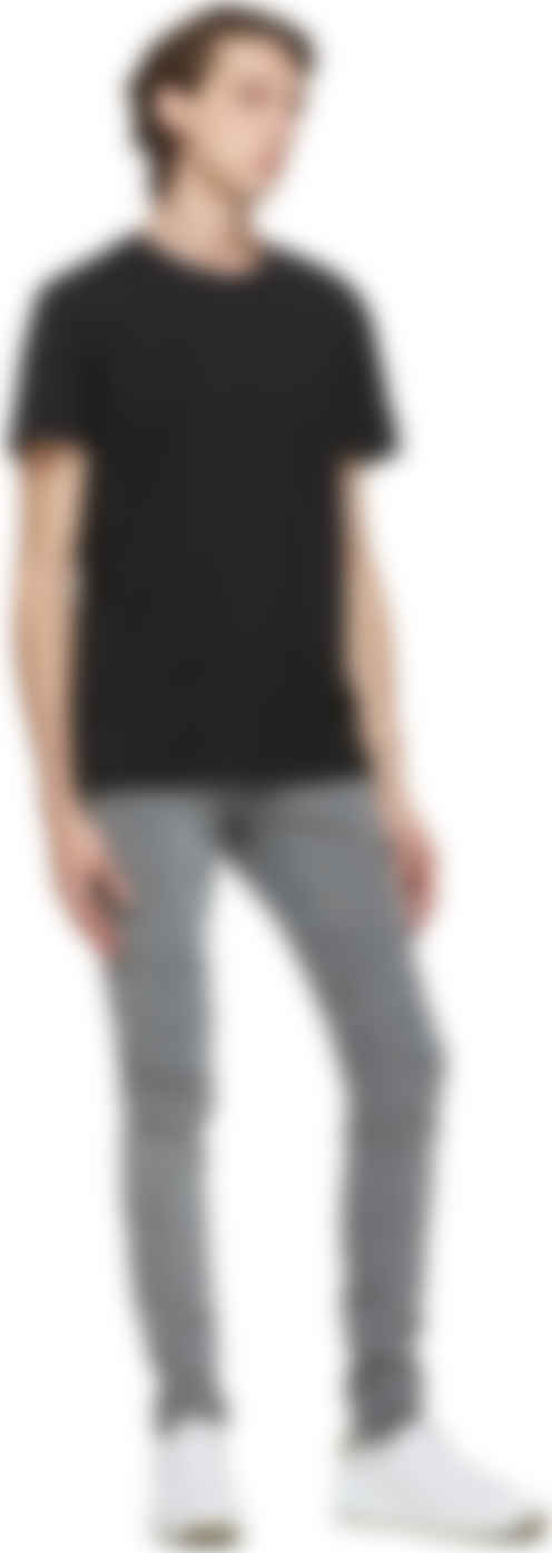 monogram slim jeans