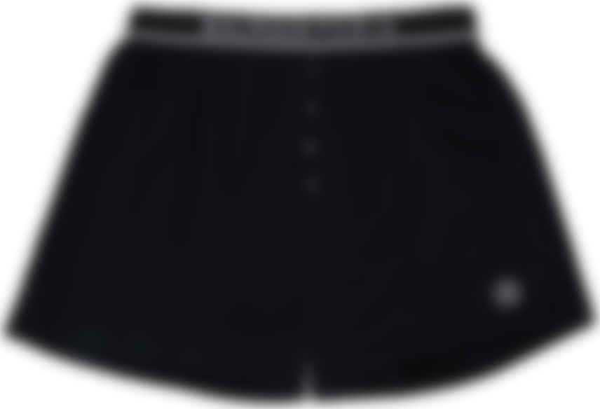 black cotton boxers