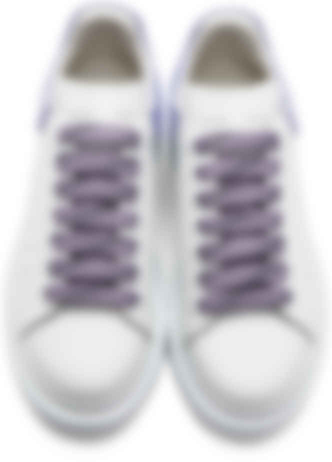white and purple alexander mcqueen's