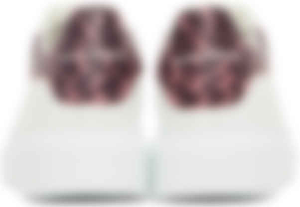 alexander mcqueen white snake oversized sneakers