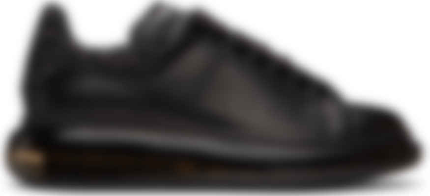 black glitter alexander mcqueen sneakers