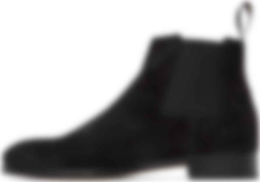 paul smith black suede chelsea boots