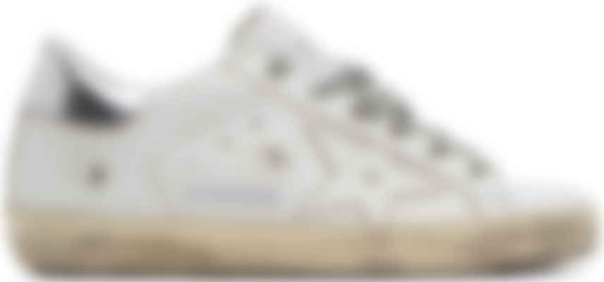 golden goose white and silver