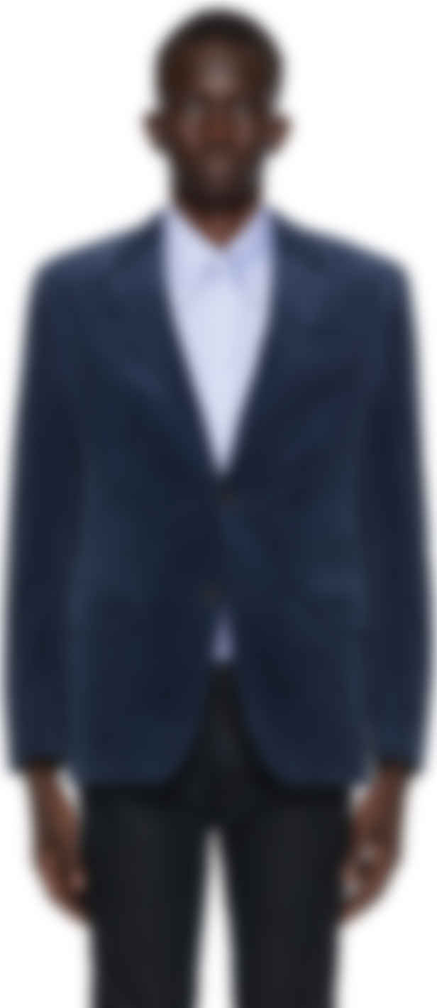 zegna blue blazer