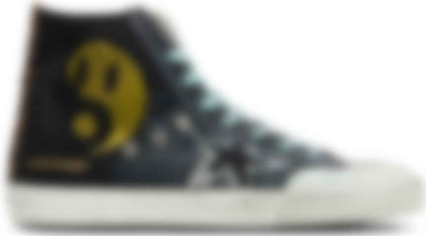 golden goose black high tops
