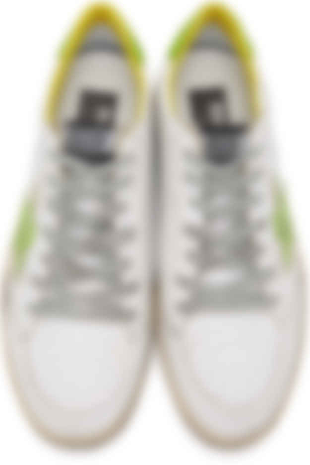 golden goose white and green