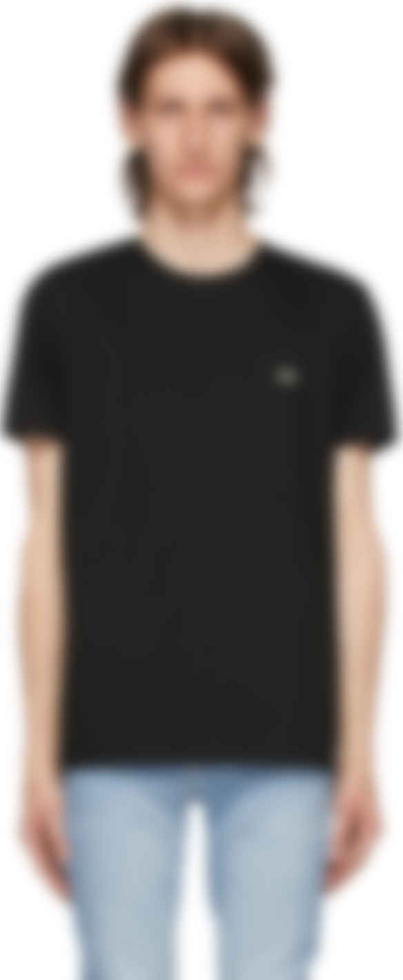 lacoste black t shirt