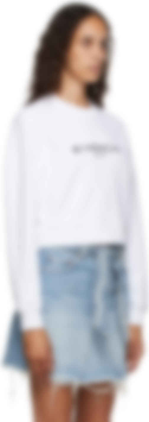 givenchy cropped sweatshirt