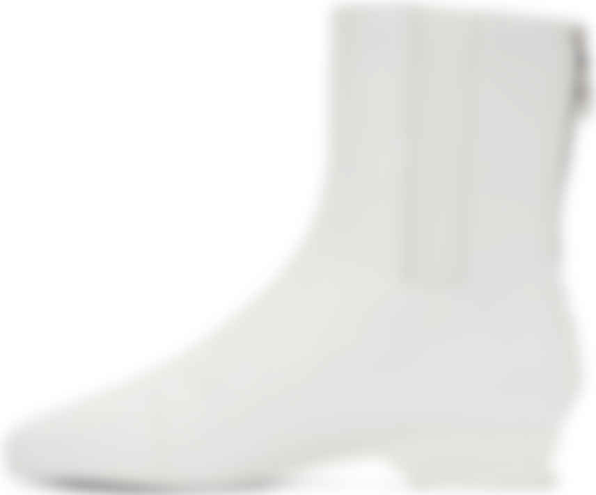 raf simons white boots