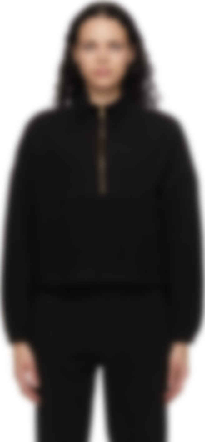 black sherpa sweatshirt