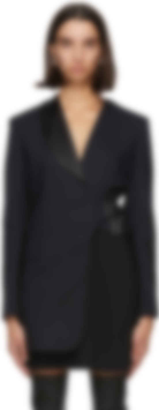 navy blazer dress