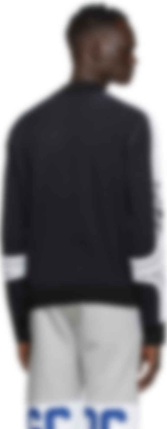 black fitted sweatshirt