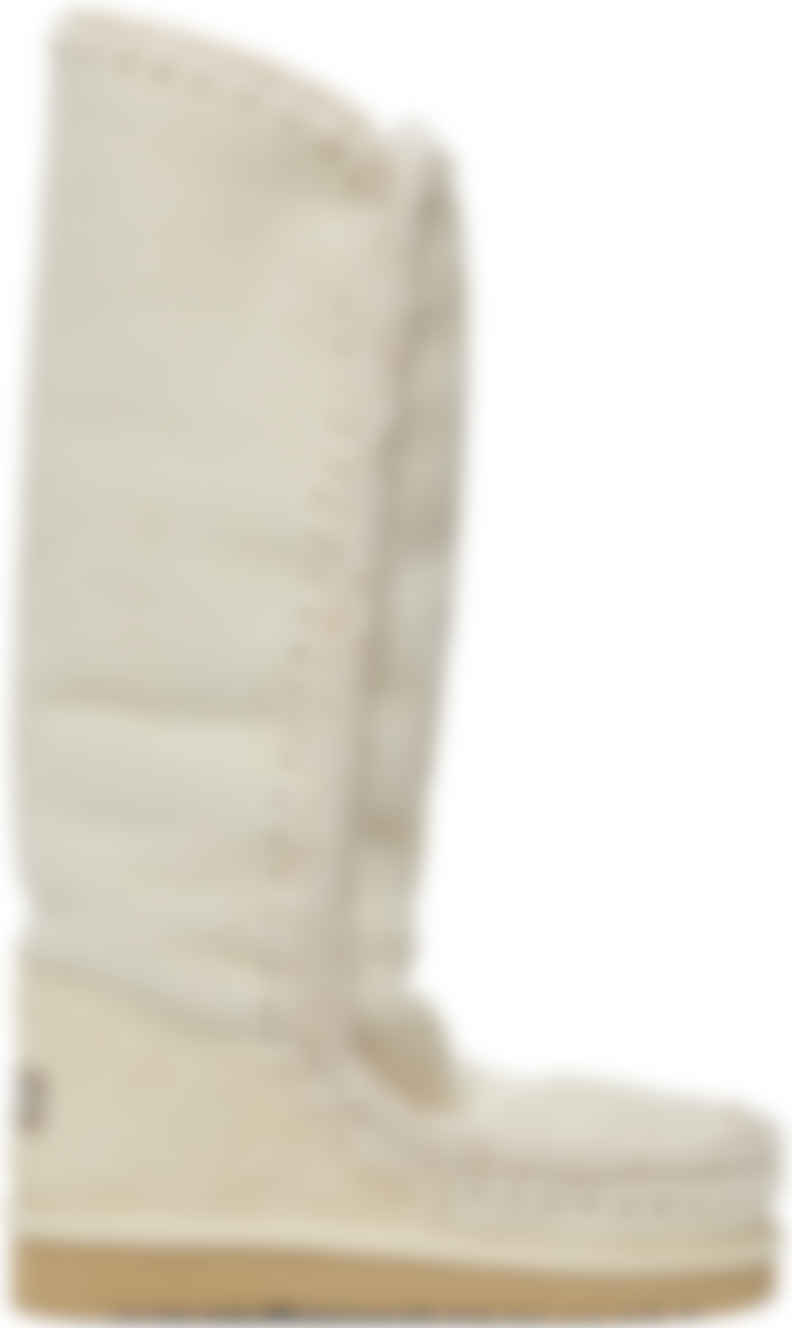 off white tall boots