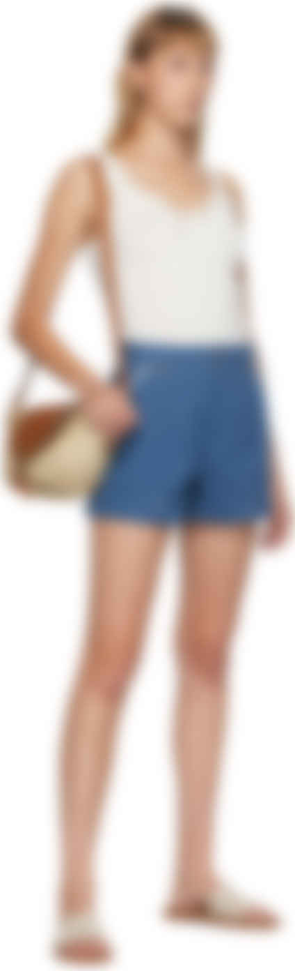 chloe denim shorts