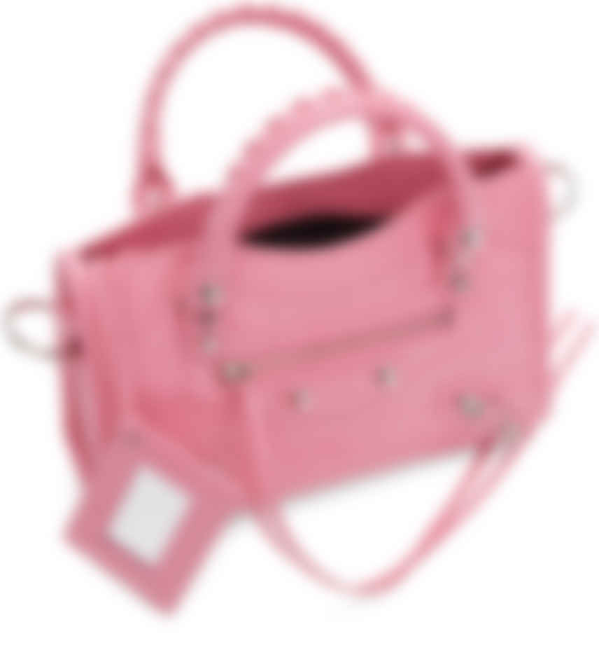 balenciaga pink mini city