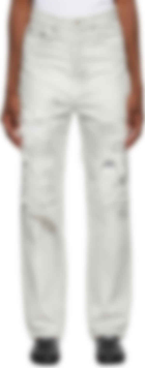 balenciaga white jeans