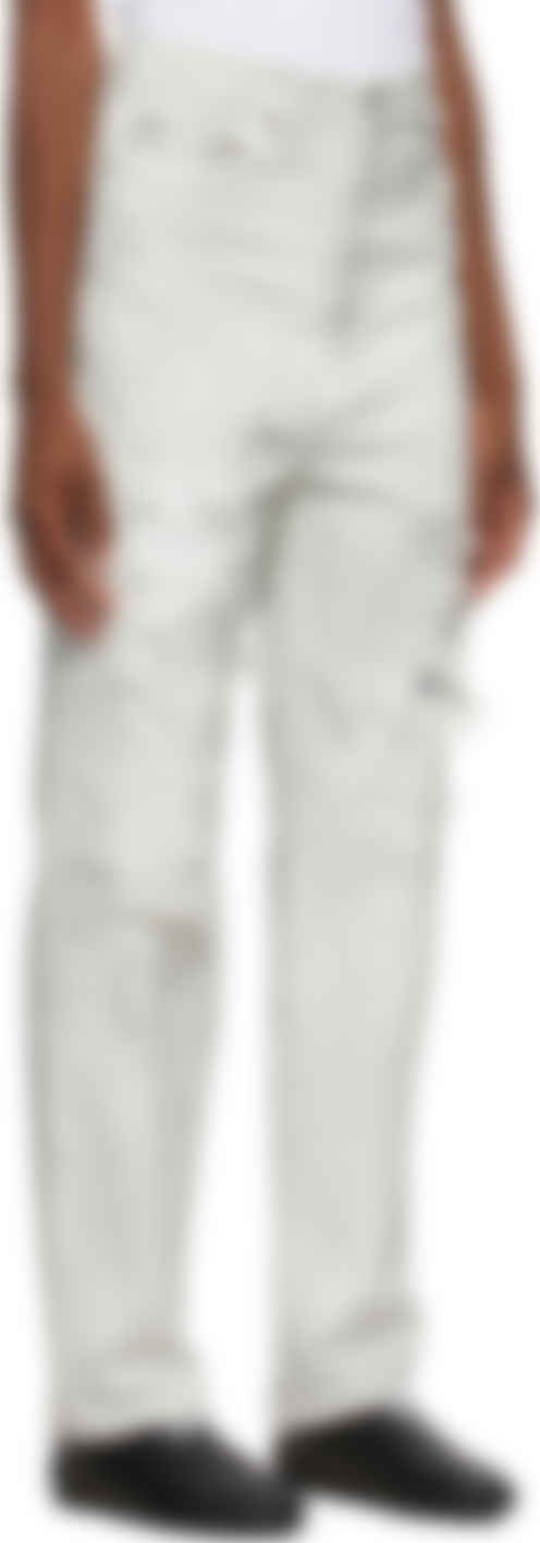 white patch jeans