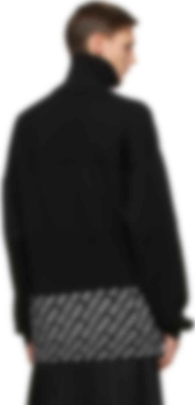 black balenciaga sweatshirt