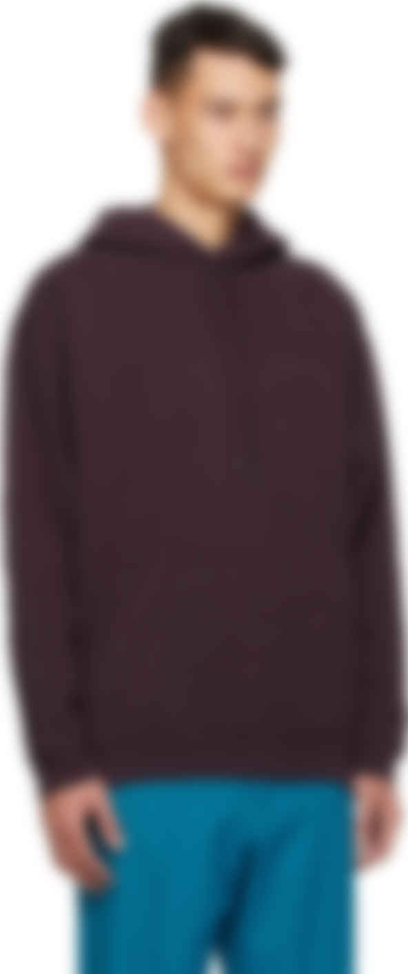 Balenciaga: Purple Medium Fit Hoodie 