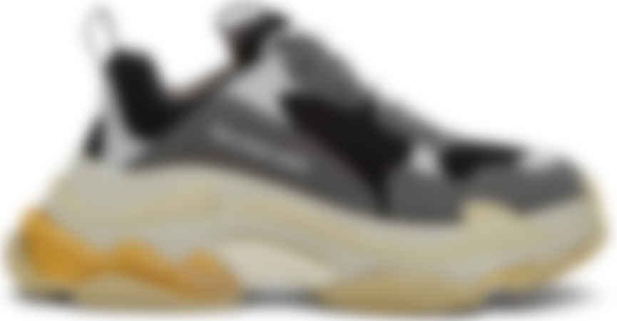 balenciaga triple s grey black