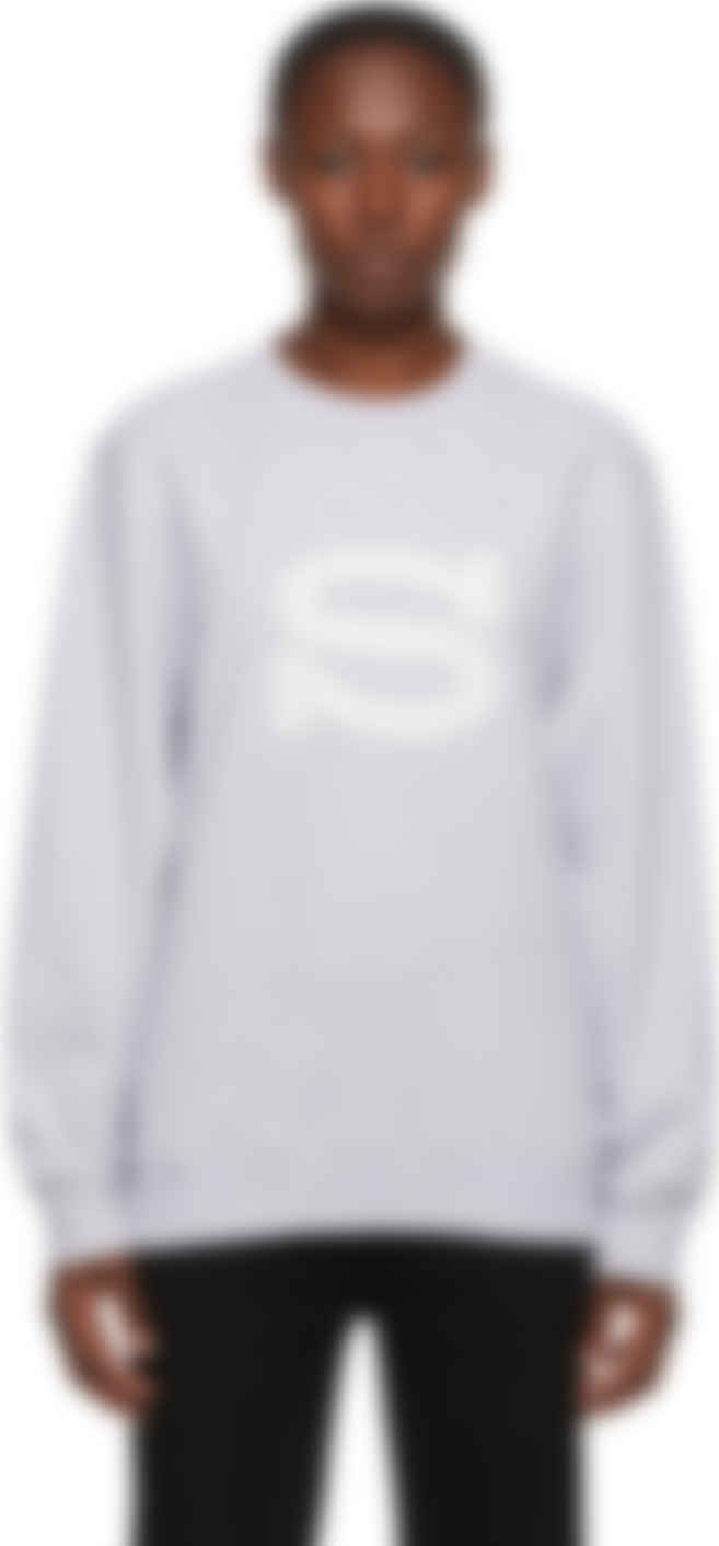 stussy applique sweatshirt