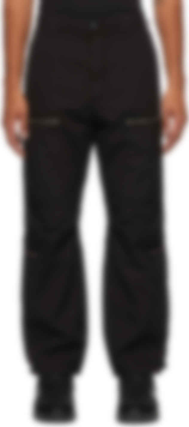cp company black cargo pants