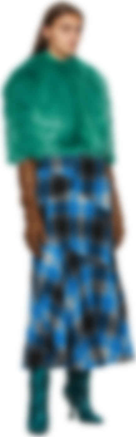 blue tall boots