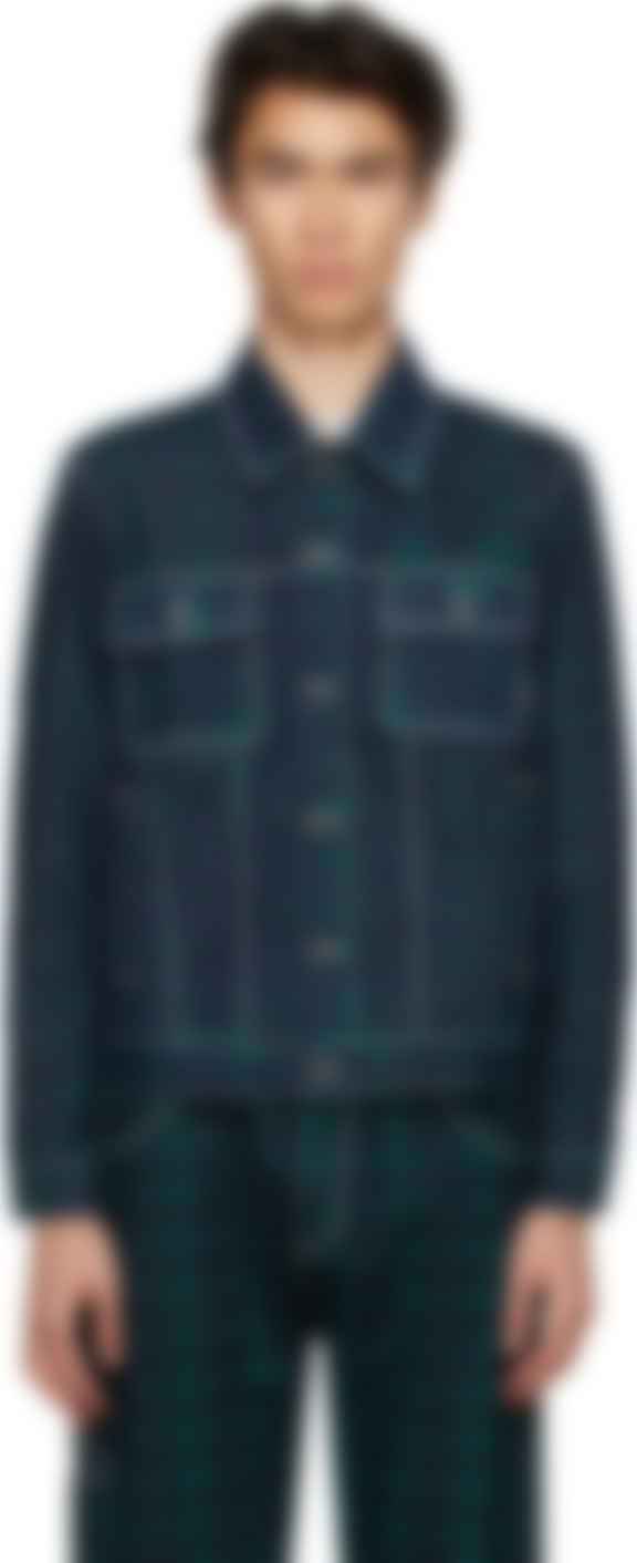 trucker jacket green