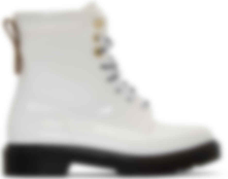 chloe white boots